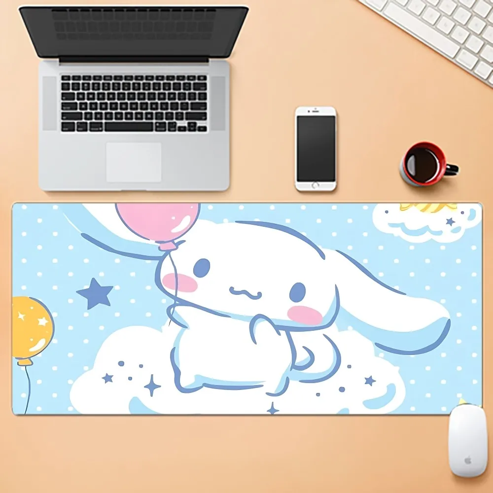 Фото Kawaii Cinnamon Roll Коврик для мыши Коврик для мыши Новые поступления Большой игровой коврик для мыши L XL XXL Размер коврика для геймерской мыши для клавиатур Коврик №3