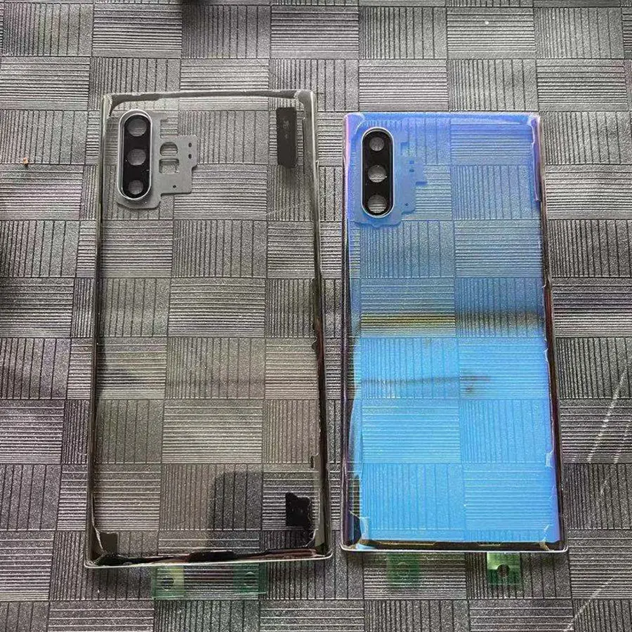 Прозрачная Задняя стеклянная крышка для SAMSUNG Galaxy Note 10 9 8 Plus Крышка батарейного