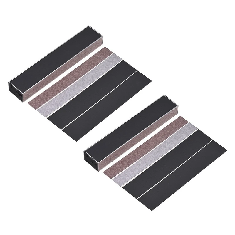 

2X Guitar Fret Leveling Files Bass Guitar Leveler Fret Beam Luthier Supply Guitar Tool Kit With 8 Grit Papers 150Mm