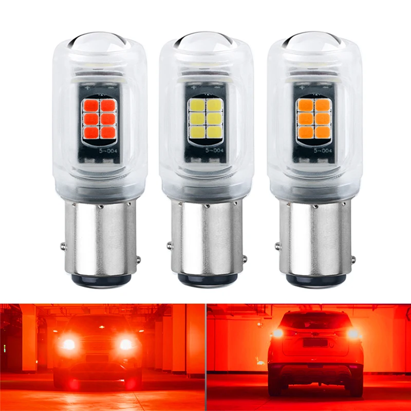 

2 шт. 1156 BA15S P21W светодиодные лампы 1157 BAY15D P21/5W 3030 16SMD стробоскопическая вспышка/постоянный указатель поворота резервные лампы лампы заднего хода
