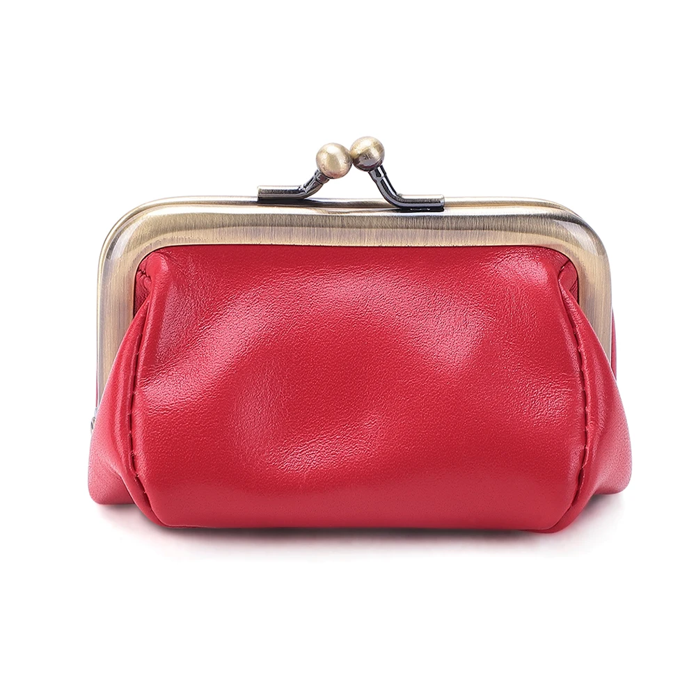 New Lady Coin Purses Genuine Leather Female Small Purse Luxury Women Wallet Mini Purse Coin Holder Wallet Woman Small Clutch Bag