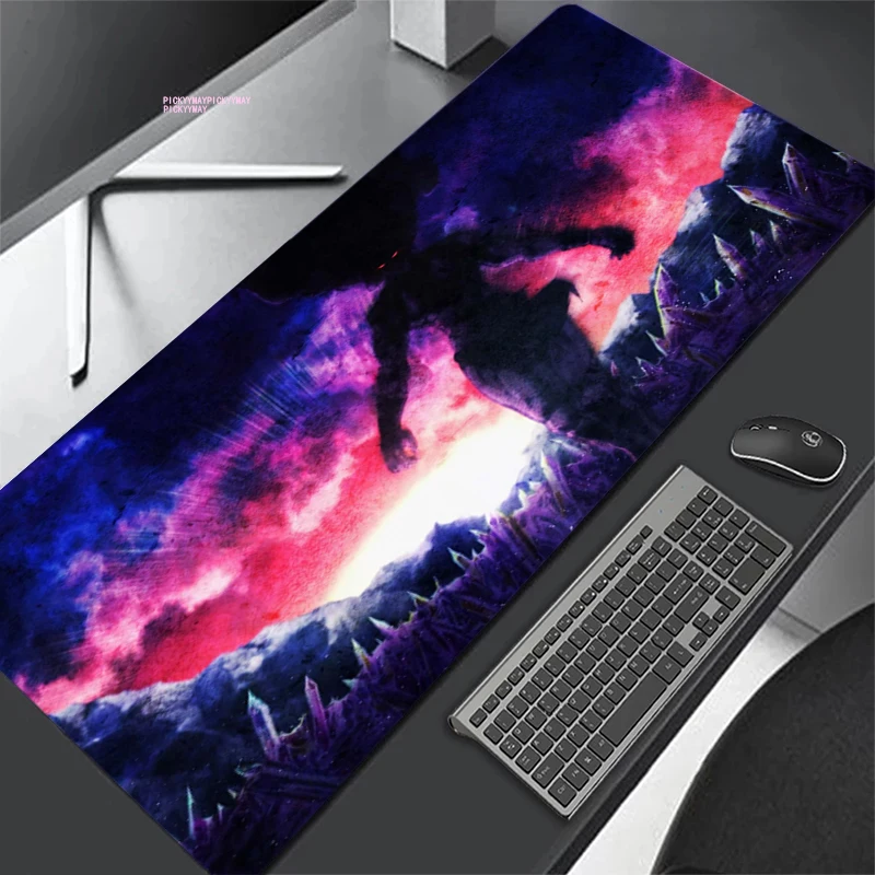 

Gaming Mouse Pad Large Mouse Mat Laptop Jojo Bizarre Adventure Desk Mats 80x30cm Computer Gamer Keyboard Deskpad Mousepad for PC