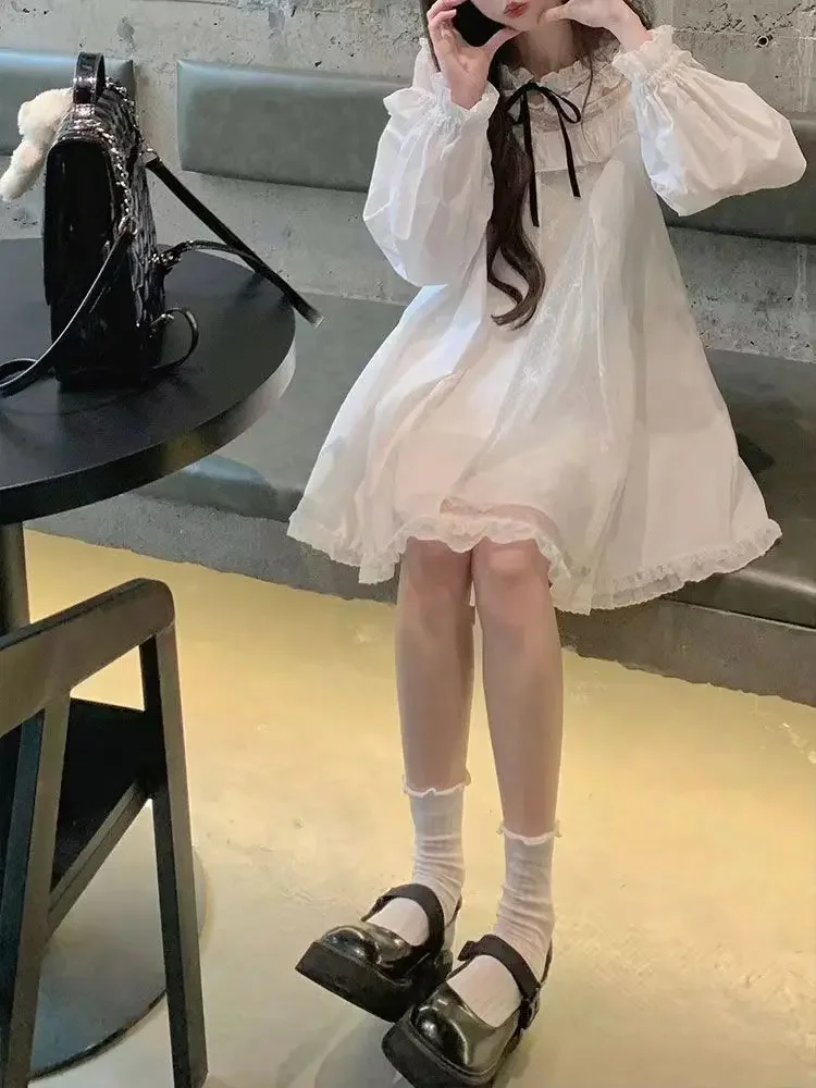 Gaganight Белое платье-рубашка