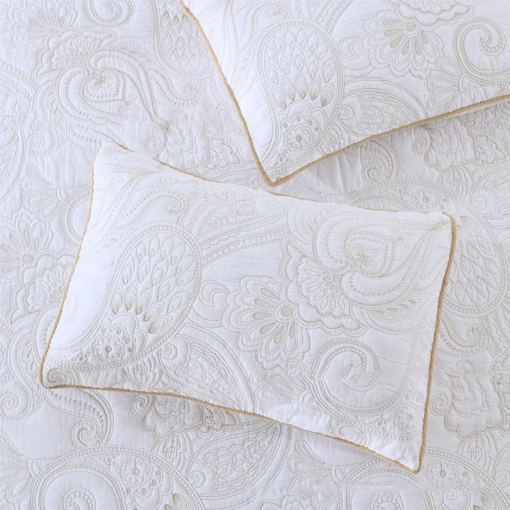 3 шт. хлопковое покрывало для кровати в клетку