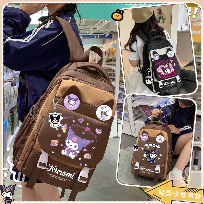 Новинка 2023 года милый рюкзак Sanrio с героями мультфильмов Kero Breeze для девочек модный