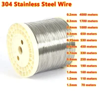1kgroll 304 anti rust flexible soft stainless steel wire rope cable fishing line diy jewelry thread