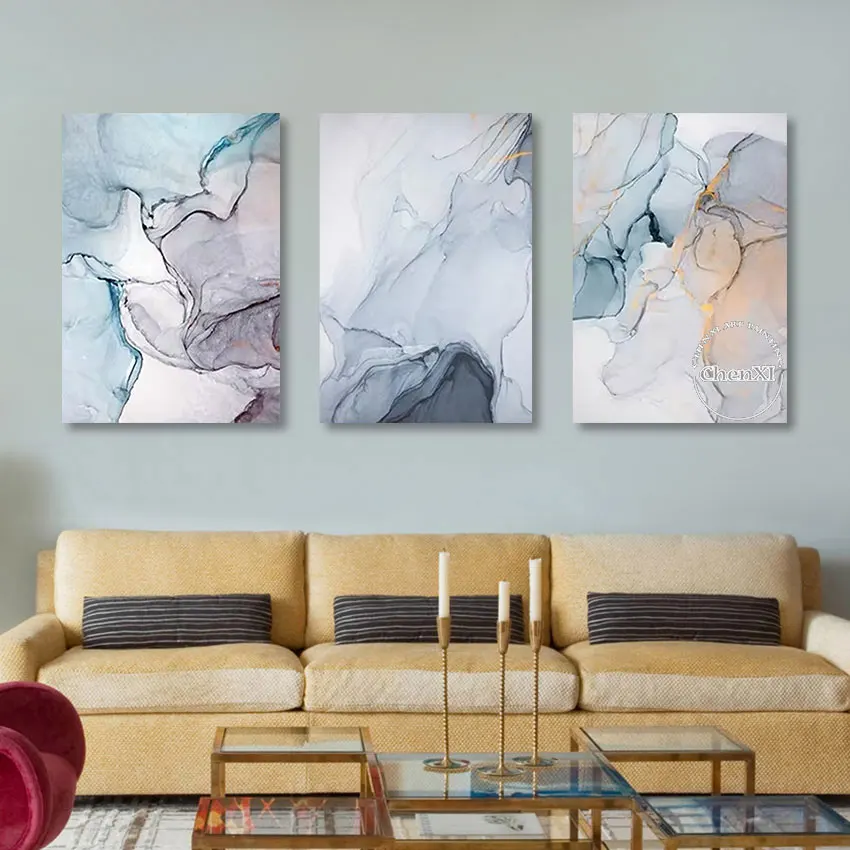 High Quality 100% Handmade Abstract Oil Painting Wall Home Art Hand Picture Canvas Artwork For Bedroom Unframed Idea |