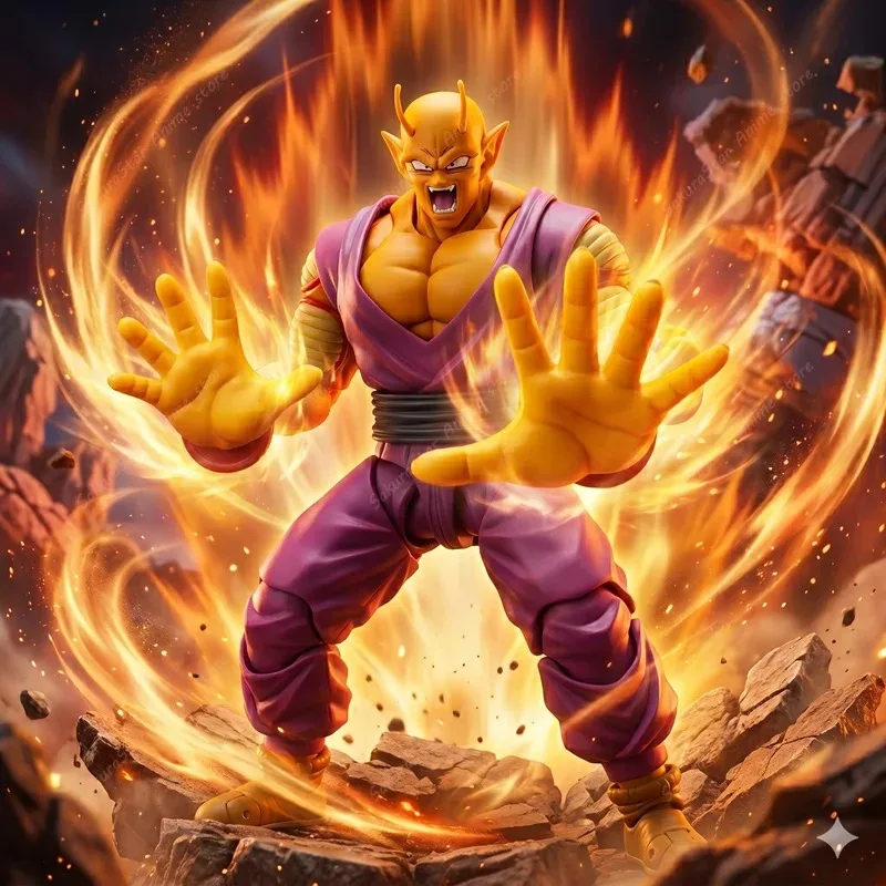 Фото В наличии: Коллекционная аниме-фигурка Bandai Dragon Ball SHF DBS Super Hero Orange Piccolo, подвижная, в подарочной упаковке №5