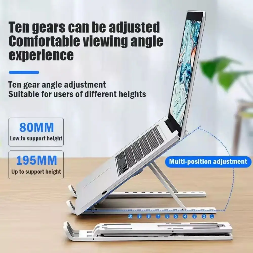 

Креативная новая подставка для ноутбука, подъемная и Складная портативная настольная подставка, подставка для охлаждения компьютера, комп...
