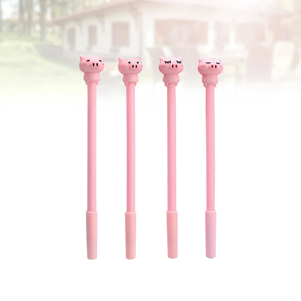 

4pcs Pens 0.5mm Needle Shaped Creative Stationery Signature Pen for School