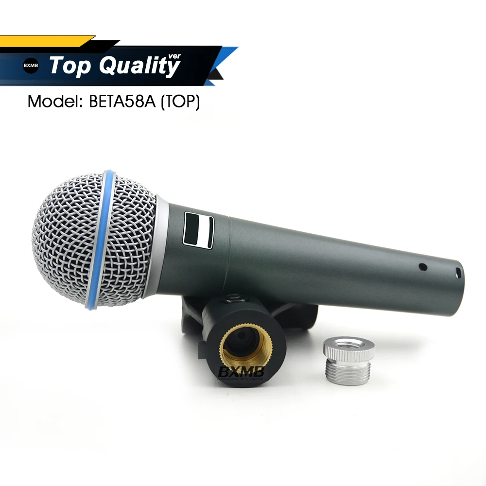 

BETA58A Professional High/TOP Quality BETA58 Wired Microphone Supercardioid Dynamic Mic Performance Live Vocal Karaoke