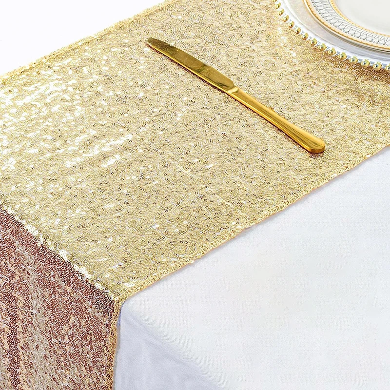 

Настольная дорожка с красными блестками для украшения свадьбы, праздника невесты, Дня благодарения, Рождества, Хэллоуина, дня рождения, аксессуары для мероприятий