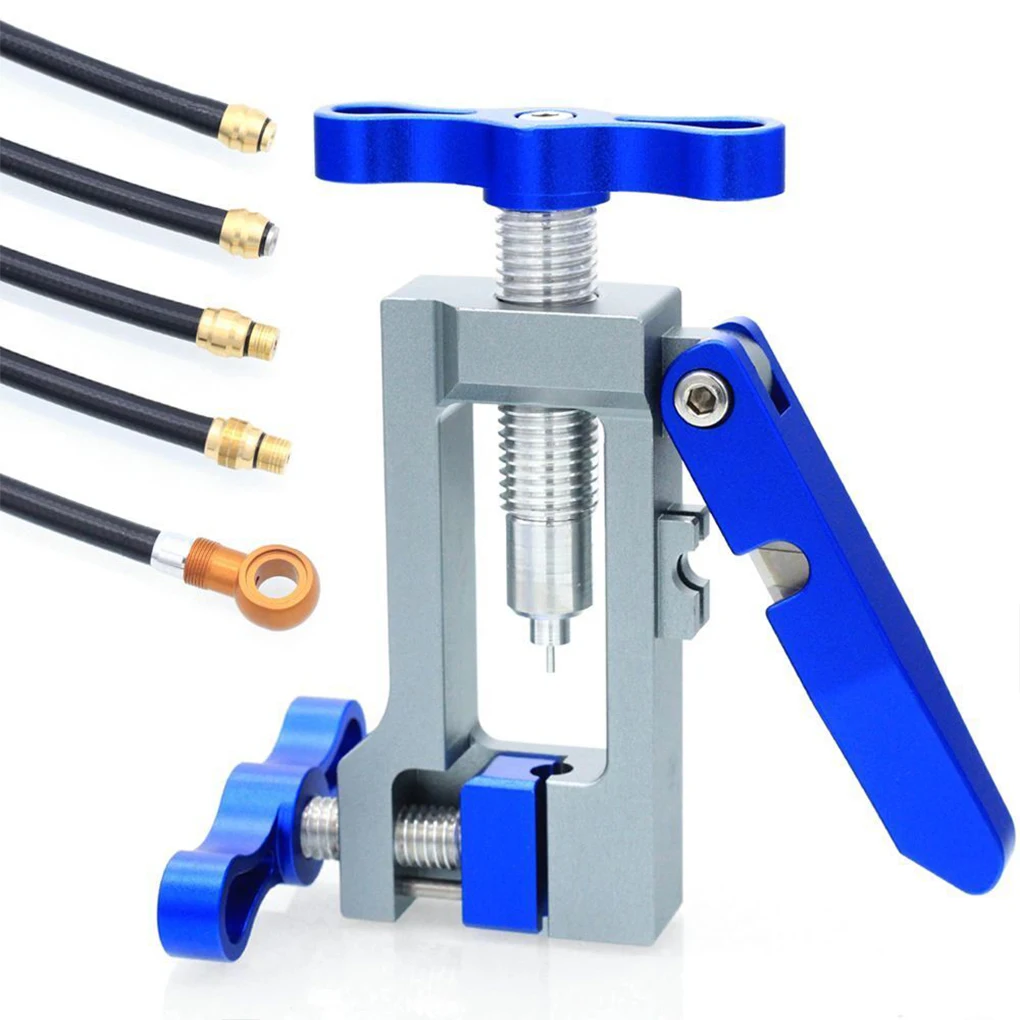 

2 in 1 Bike Hydraulic Disc Brake Oil Needle Tools Driver Hose Cutter Cable Pliers Olive Connector Insert BH59 BH90 Install Press