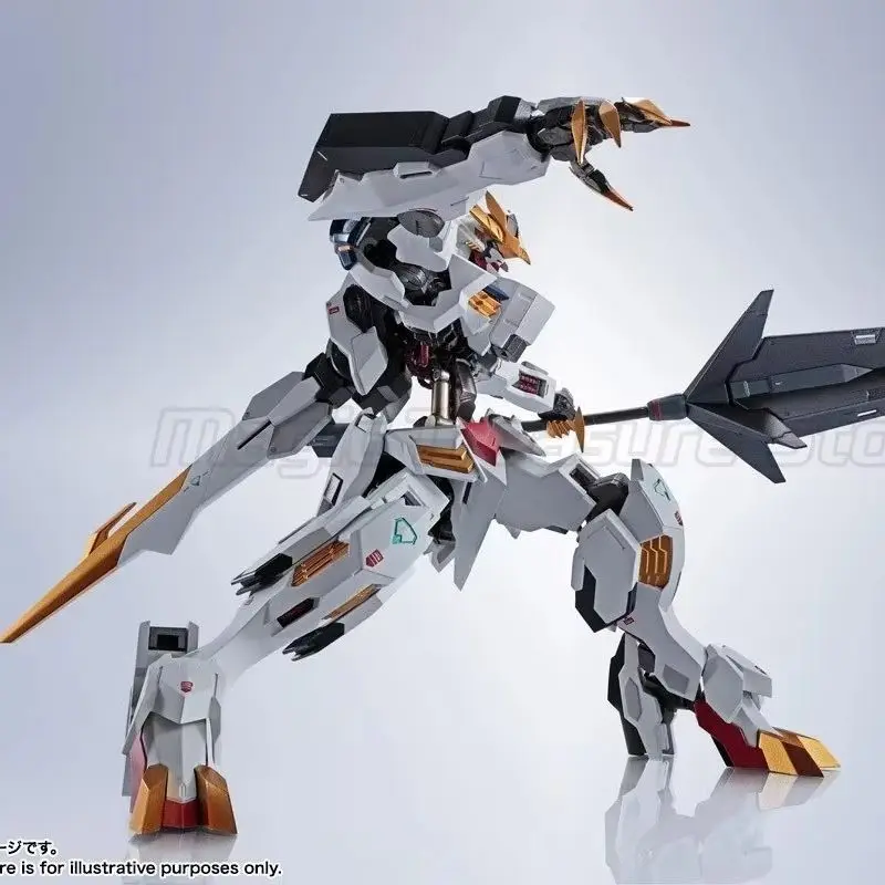 Фото 【MT】BANDAI Metal Robot Damashii Mobile Suit Gundam Iron-Blooded Orphans ASW-G-08 Gundam Barbatos Lupus Rex H15см Фигурка-меха №1