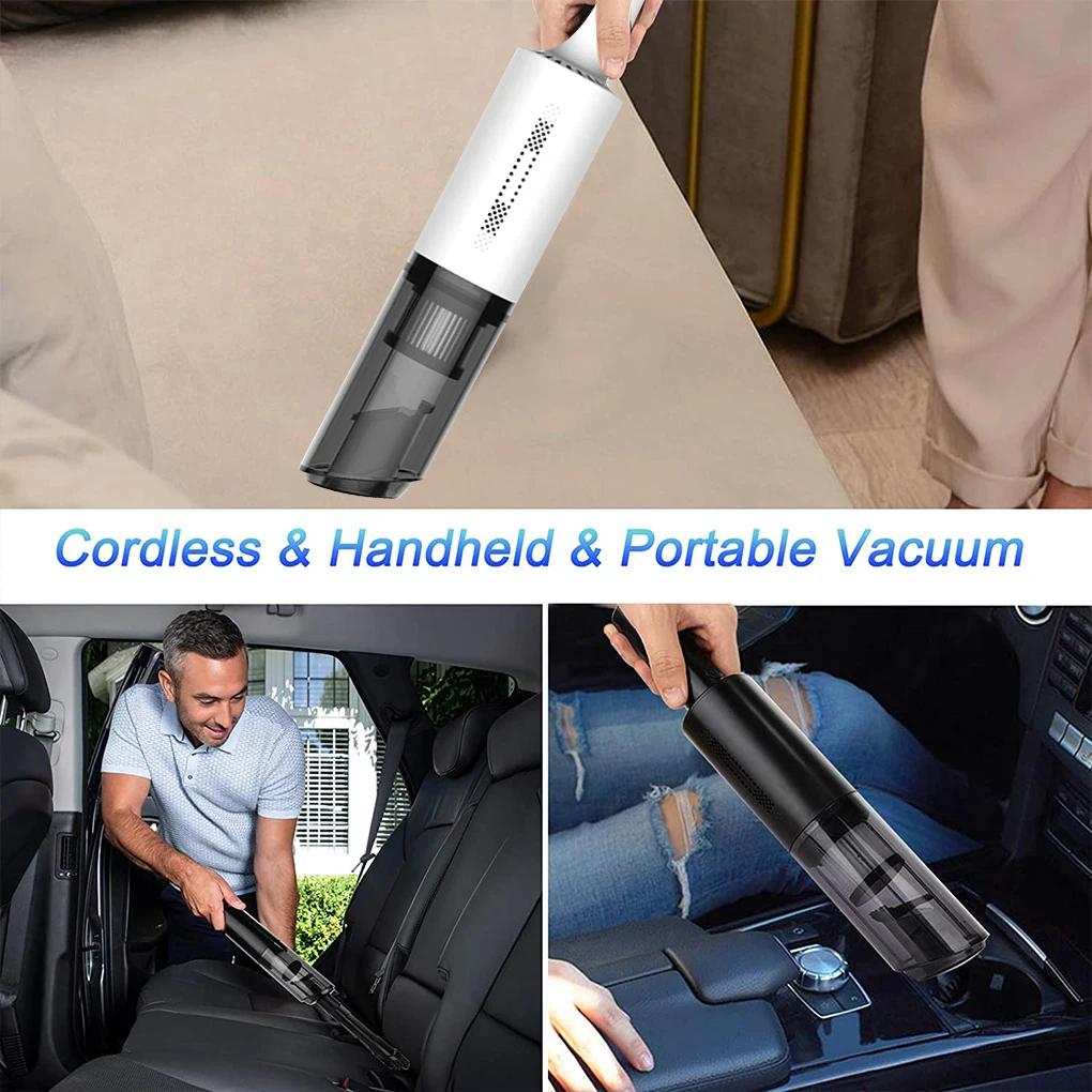 

Беспроводной портативный автомобильный пылесос с ручным пылесосом, автомобильный бытовой пылесос двойного использования 120W600, 0 Па, Мощное ...