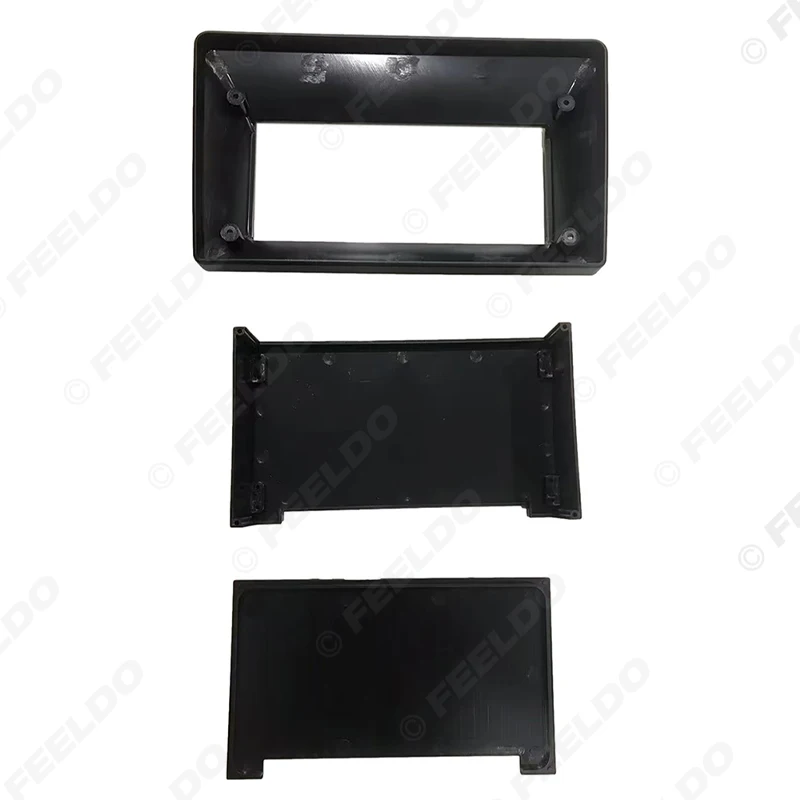 przed złożeniem samochodowym FEELDO 1Din T10 9-дюймовий – 10 1-дюймовий адаптер рамки з великим