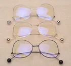 Новые Популярные Классические Прозрачные зеркальные Винтажные Солнцезащитные очки в оправе UV400 для мужчин и женщин, прозрачные авиационные очки