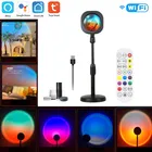 Лампа с радужным закатом, Wi-Fi, USB