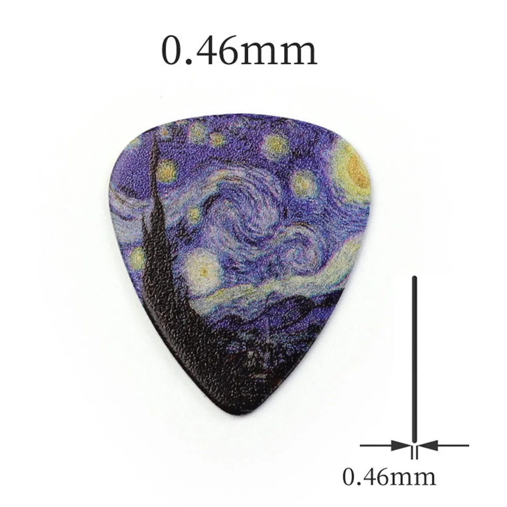 

Brand New Guitar Picks Accessories Smooth Ukulee 0.46/0.71/0.96mm For Acoustic 3Pcs Bass Celluloid Electric Guitar
