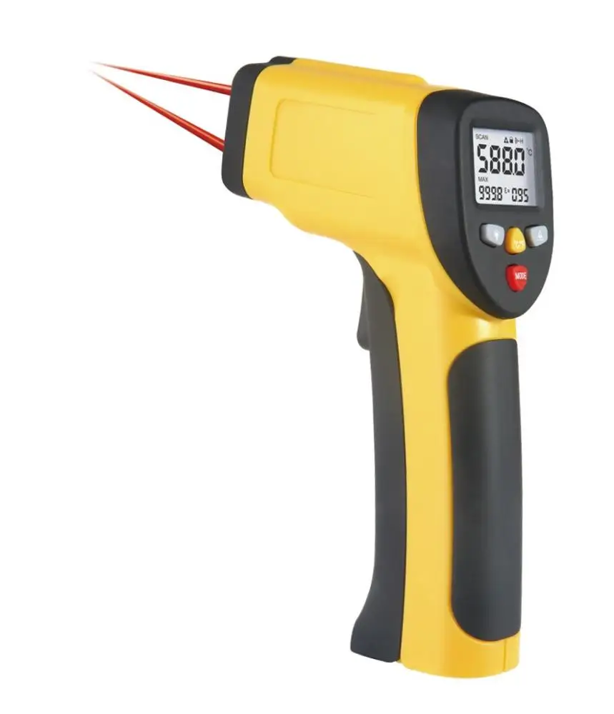

HT-819 dual laser targeting smart sensor digital ir temperature measuring gun for industry
