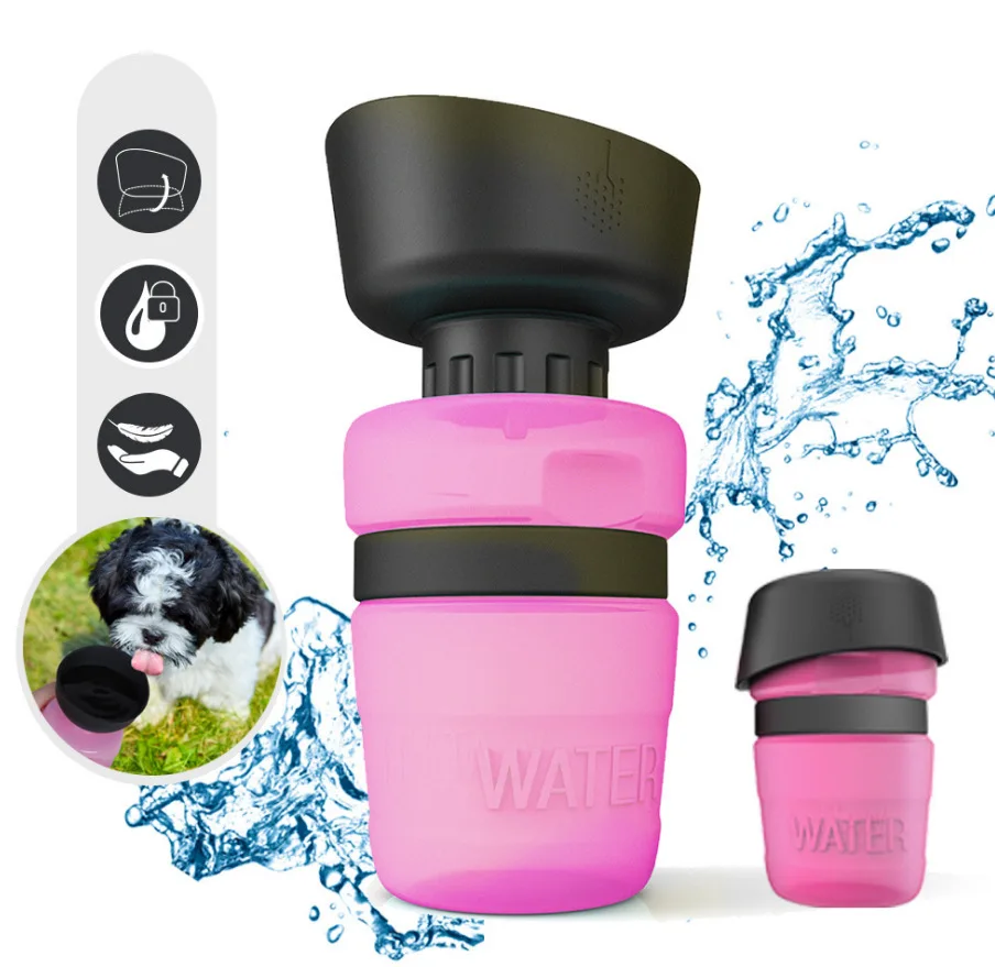 

Portable Dog Water Bottle Foldable Pet Feeder Bowl Water Bottle Pets Outdoor Travel Drinking Dog Bowls Drink Bowl Dogs BPA Free