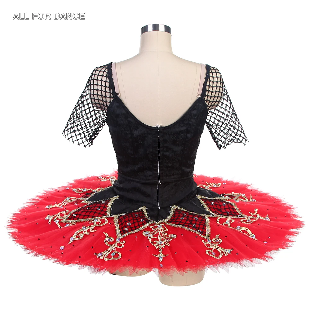 B24004 Черно-красная профессиональная пачка для девочек и женщин на заказ Don Quixote: