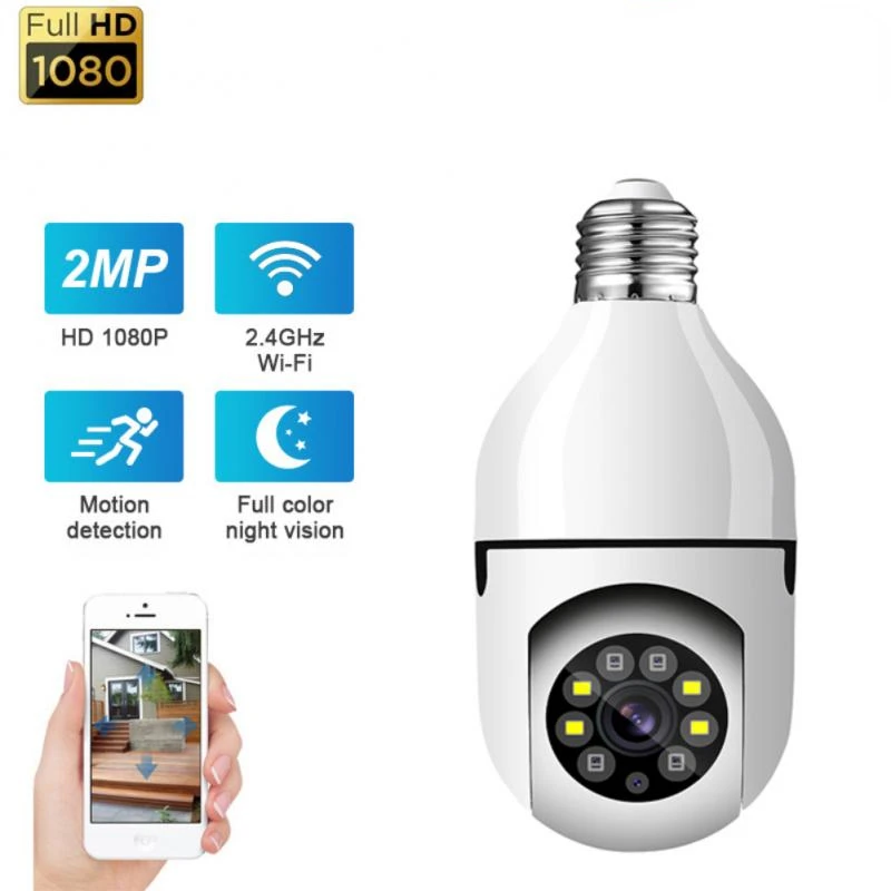 

2MP HD PTZ Wifi Camera Outdoor 1080P 4X Zoom Ai Human Detect Auto Tracking WiFi IP Camera Full Color IR Night Vision CCTV Camera