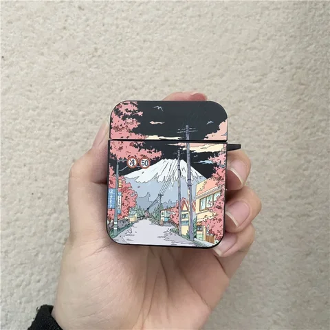 Чехол для AirPods INS корейский аниме закат