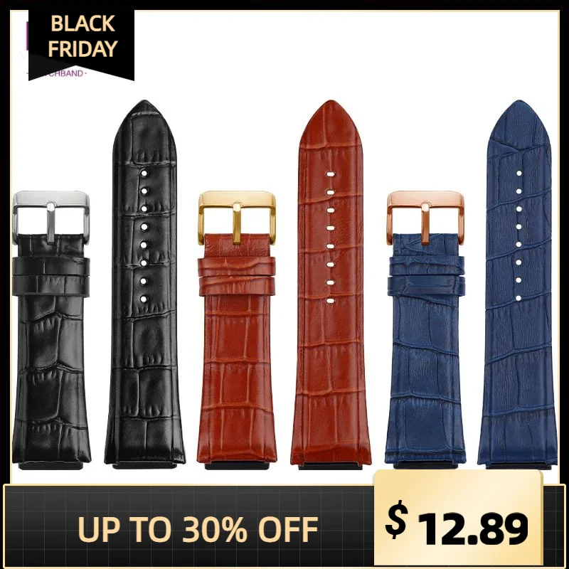 

22mm Genuine Leather Watchband watch bracelet for gu-ess W0040G3 W0040G5 W0247G3 watches band brand Fashion Strap