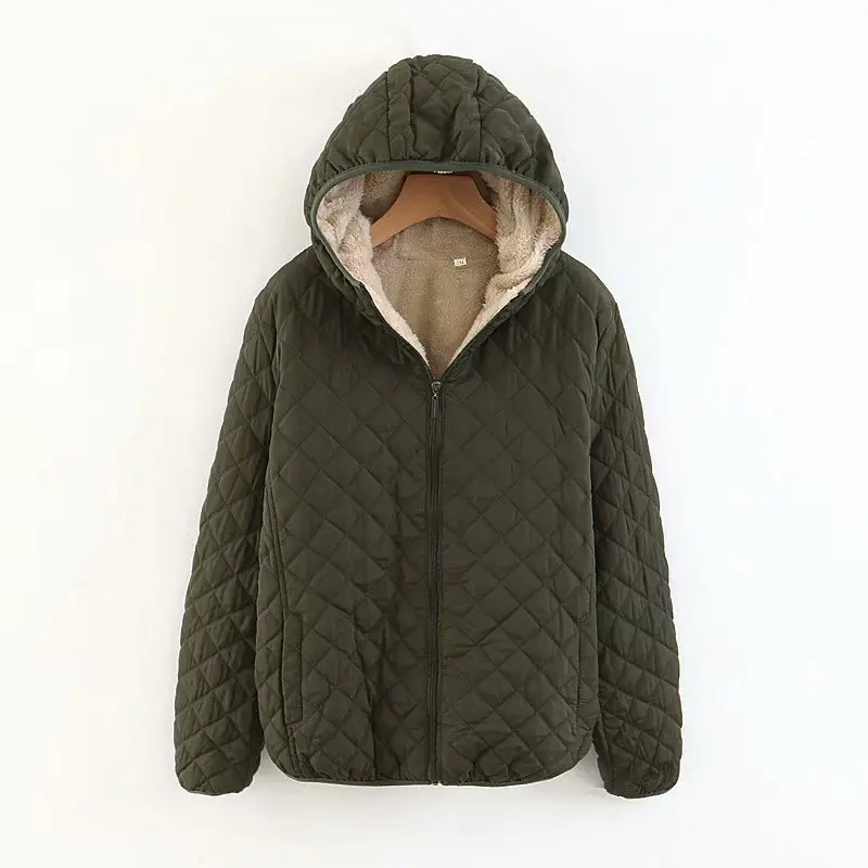 Autumn and Winter Embroidery Short Coat Women's Cashmere Thickened Lamb Wool Little Cotton Clothes Fashion Female Jackets Coats