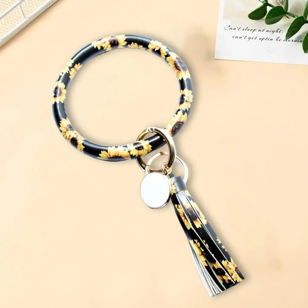 

Alloy Chic Multi Color Zebra Print Keychains Faux Leather Keyring Collective for Adult