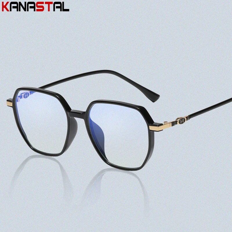 

Очки для чтения в многоугольной оправе TR90 для мужчин и женщин, оптические аксессуары в стиле ретро, с блокировкой сисветильник, с защитой от ...