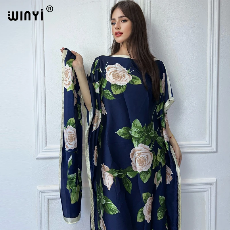 Платье женское в африканском стиле с цветочным принтом