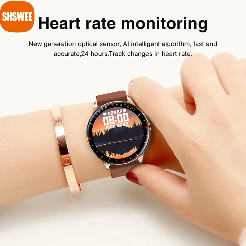 

Luxury Smart Watch Men Women Fashion Watches Sports Fitness Tracker for Xiaomi Phone Android IOS Full Touch Screen Smartwatch