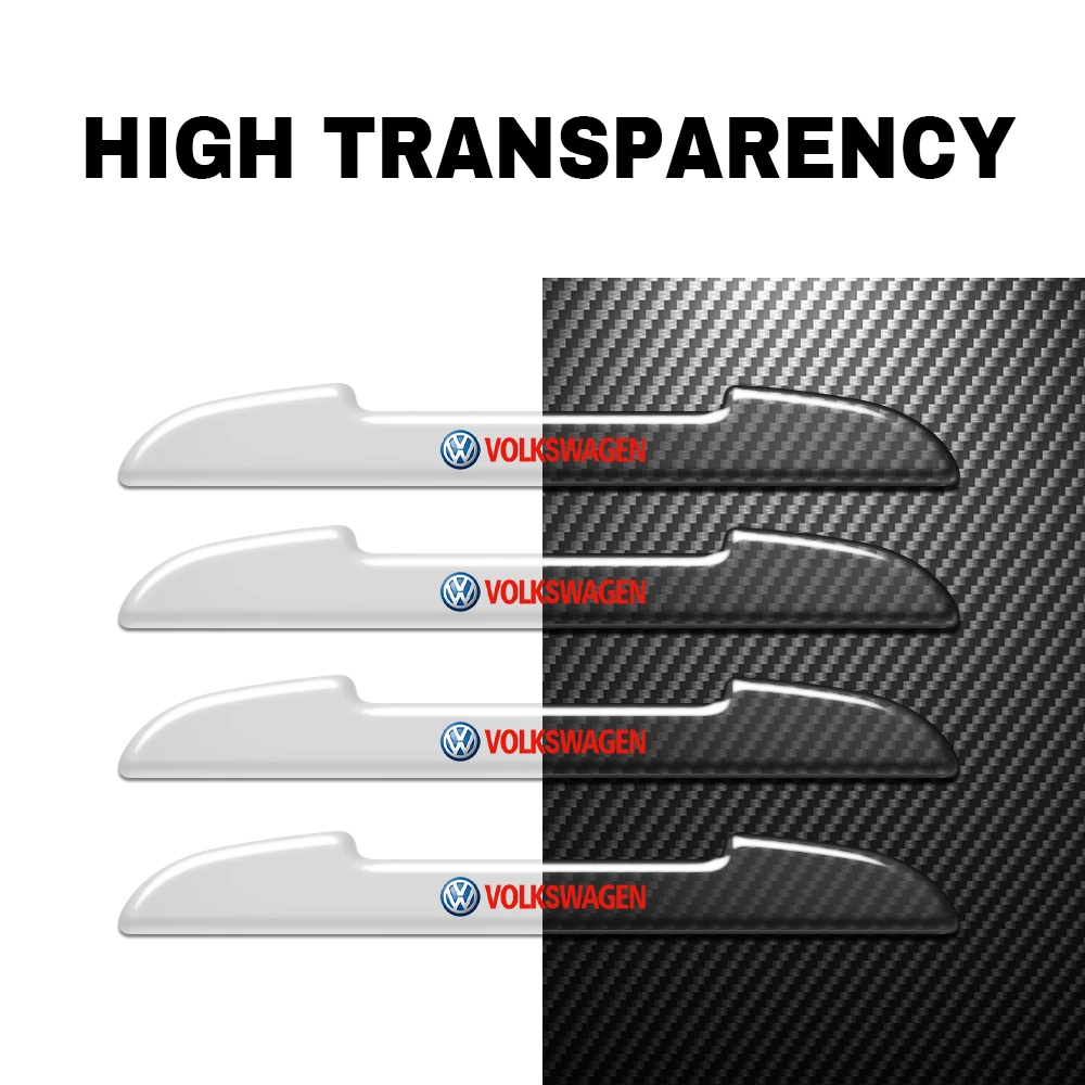 4 шт. автомобильные наклейки-бамперы для Volkswagen VW Beetle Tiguan Passat Golf Jetta Polo R Line
