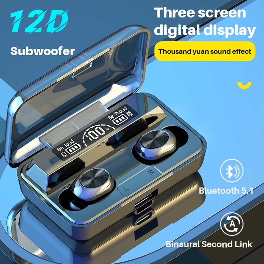 TWS-стереонаушники Aimitek с поддержкой Bluetooth 5 1 и микрофоном |