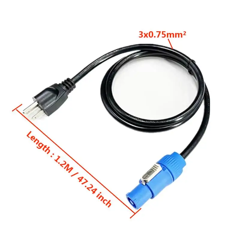 10 шт./лот подвижный головной светильник кабель питания разъем обмена на Powercon US Euro