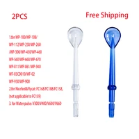 2pcs oral irrigator nozzles parts tongue scraping jet tipswatepiknicefeelflycatocarest oral irrigator nozzles accessories