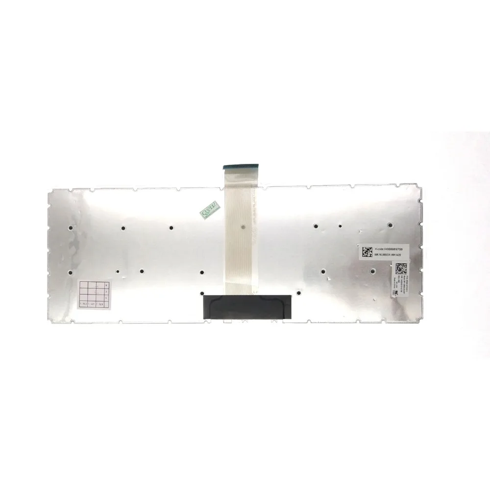 Новая клавиатура для ноутбука Toshiba Satellite L45-B4205FL L45-B4206SL L45-B4207FL L45-B4208FL белая без подсветки и рамки (art.: 3920cbdfcd947) - 3920cbdfcd947