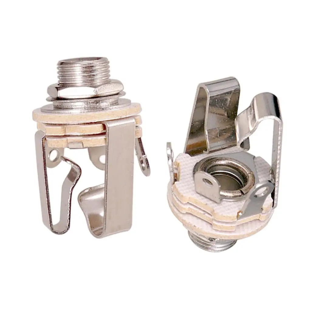 

2 шт. латунная 1/4 "стерео Выходная панель для гитарных басов