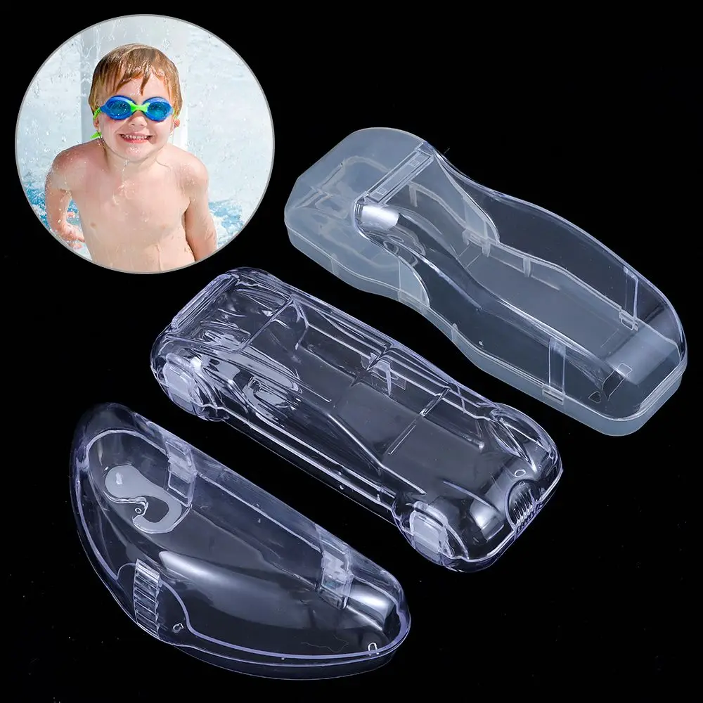 

Portable Transparent Plastic Packing Box Anti Fog Goggle Case Glasses Box Swimmming