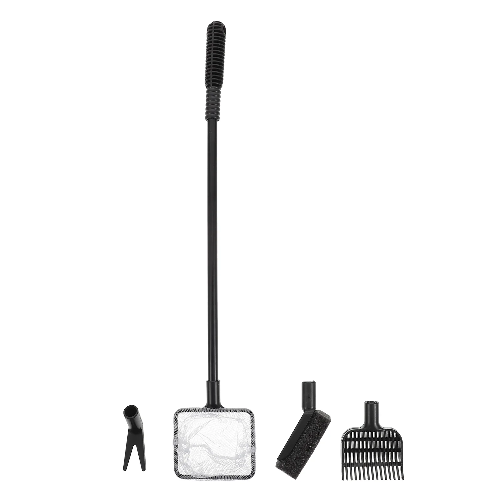 

Cleaning Fish Tank Aquarium Cleaner Tool Algae Fork Siphon Brush Kit Sand Tools Sponge Remover Vacuumscooping Net