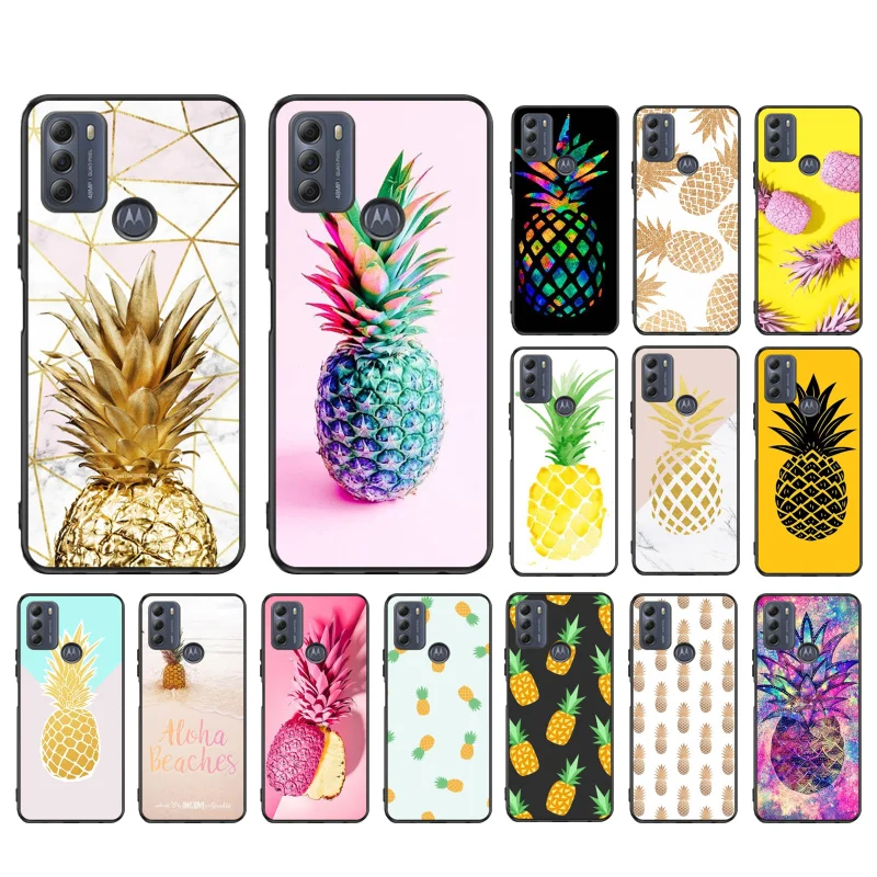 

Summer Pineapple Fruit Phone Case for Motorola Moto One E7 power E7Plus E6S E20 E40 One Fusion plus Edge 20 Fusion 20lite