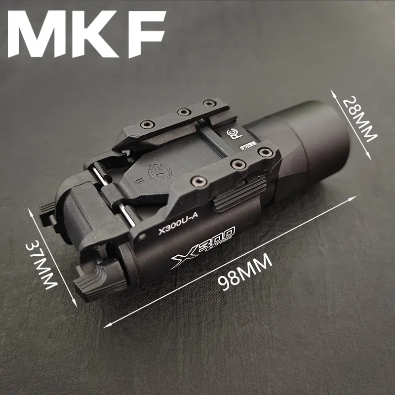 Тактический Surefire X300U X300 Ultra XH35 X300V Металлический пистолет Scout Light Страйкбольное