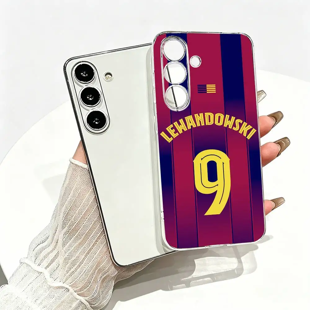 Фото Чехол для телефона Football R-Robert Lewandowski, прозрачный силиконовый мягкий чехол для Samsung A10,12,20,21S,30,31,40,50,51,52,70,71 №2