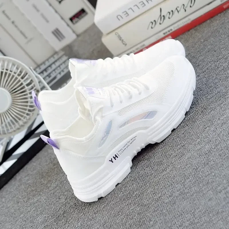 

Women sneakers running shoes fashion breathable walking net shoes platform shoes women tennis Summer