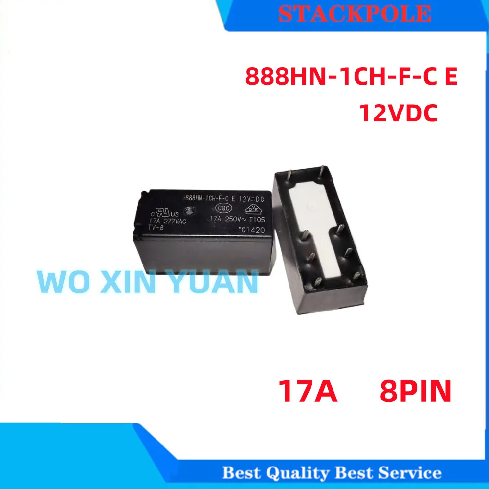 2 шт./партия 888HN-1CH-F-C E 12VDC 888HN 1CH F C E 12vdca группа преобразователей реле электромагнитного напряжения постоянного тока 17 а 8 контактов