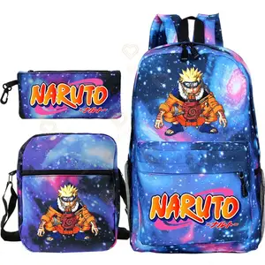DraggmePartty Anime Uzumaki Akatsuki Itachi Backpack for Naruto School Bag  Print Laptop Backpack with USB Charging Port & Headphone Port 