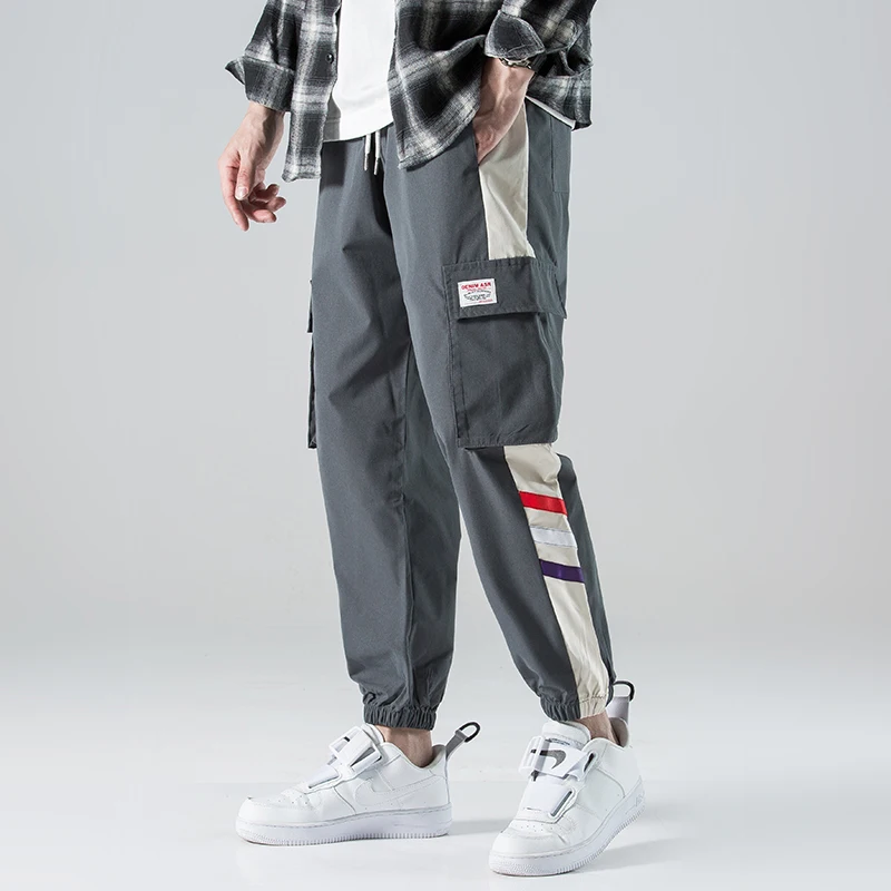 

Брюки-карго NewinsTrendy для влюбленных, весна 2022, повседневные мужские брюки, большие размеры 7XL