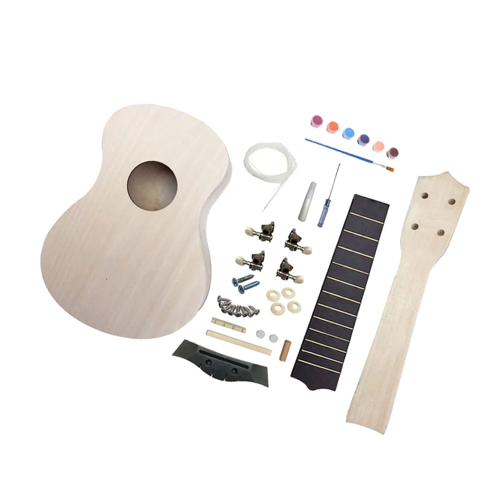 

1 Set DIY Electric Guitar DIY Guitar Supplies Ukulele Musical Instrument for Kids Students Musician